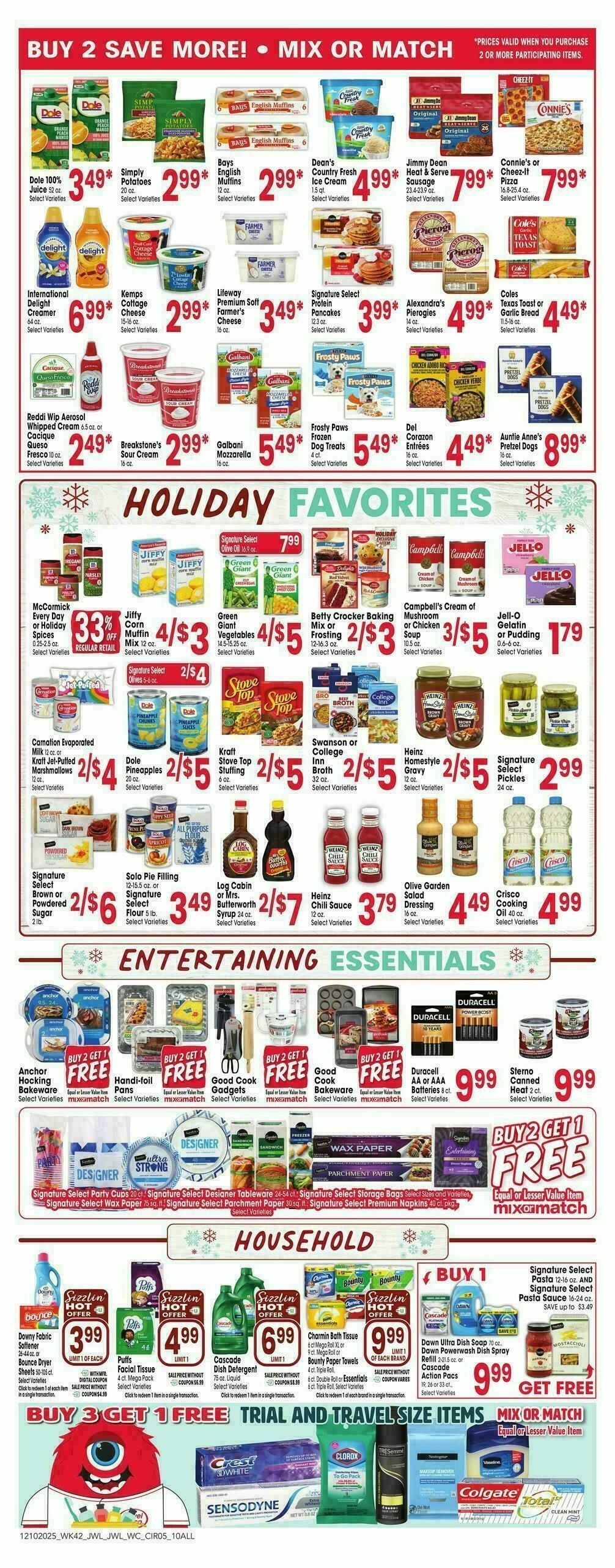 Jewel Osco Weekly Ad from December 10