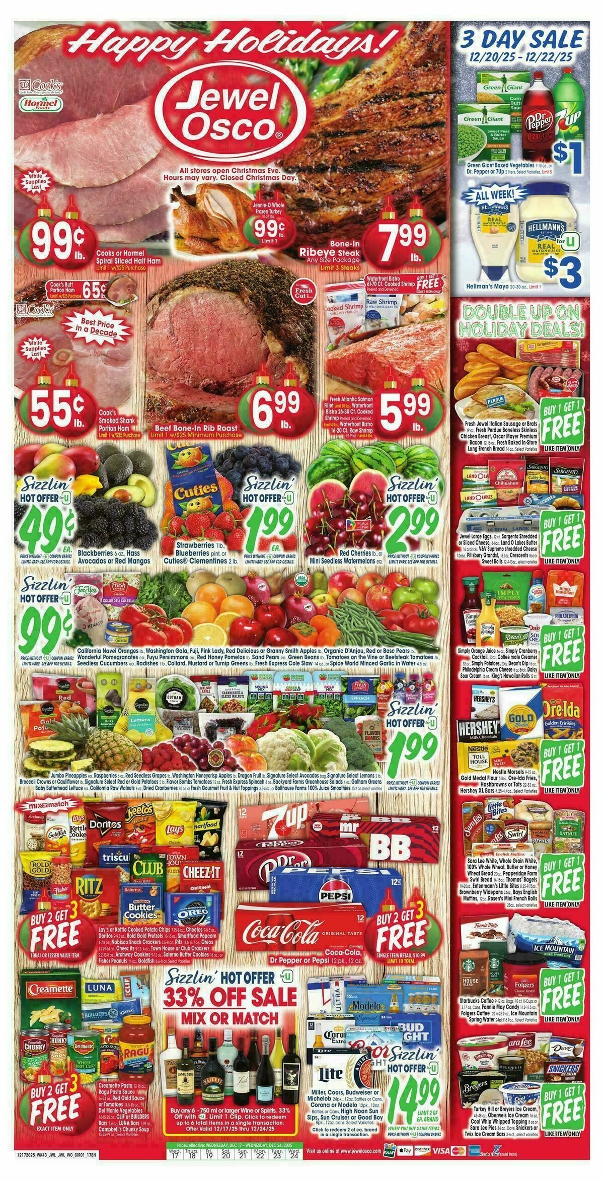 Jewel Osco Weekly Ad from December 17