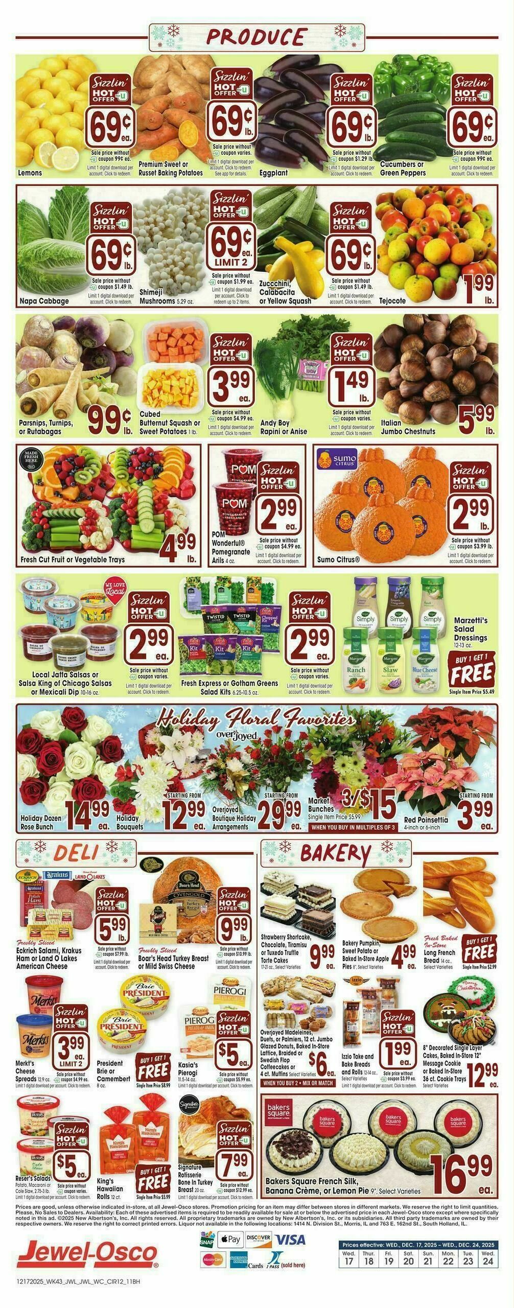 Jewel Osco Weekly Ad from December 17