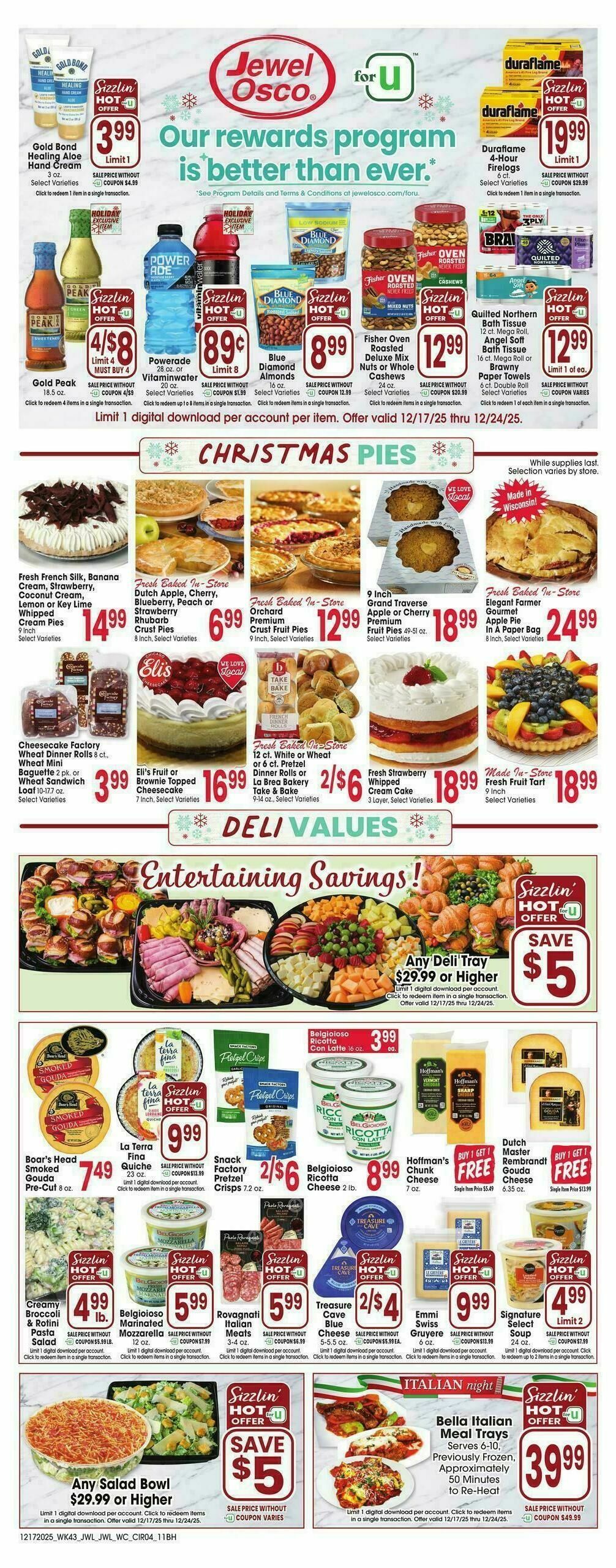 Jewel Osco Weekly Ad from December 17