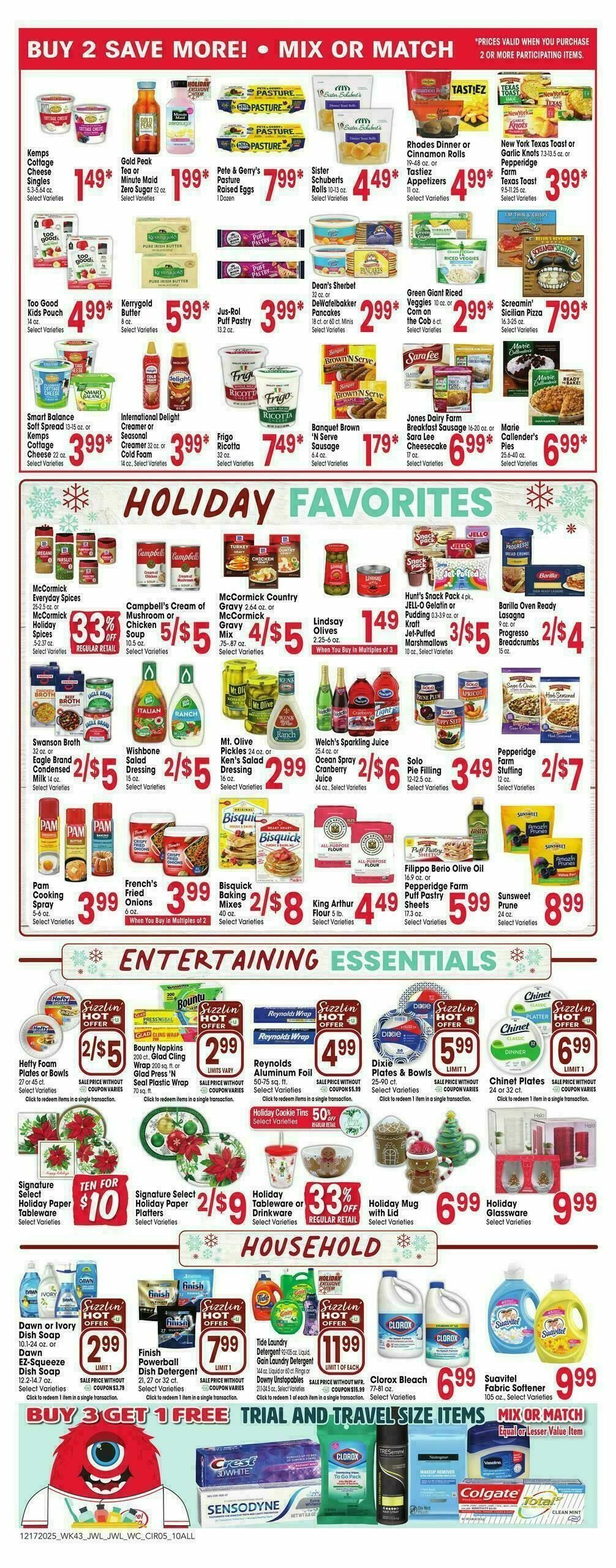 Jewel Osco Weekly Ad from December 17