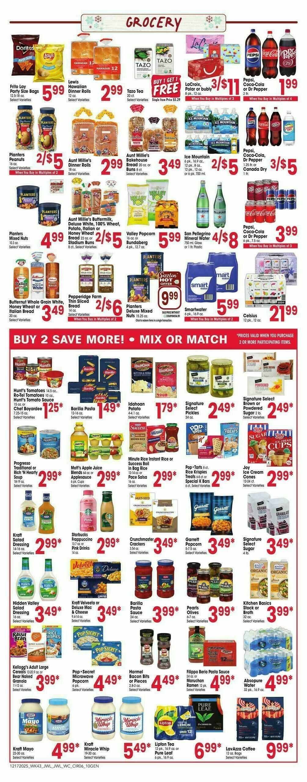 Jewel Osco Weekly Ad from December 17