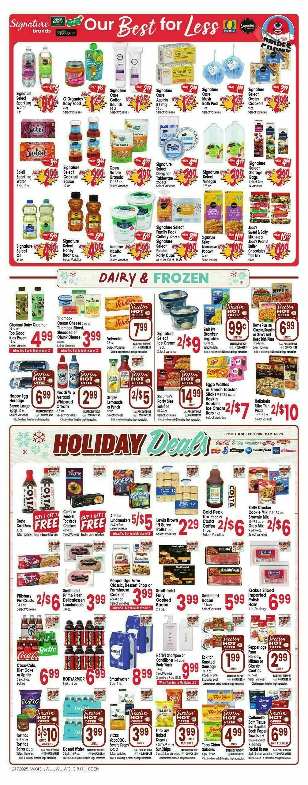 Jewel Osco Weekly Ad from December 17