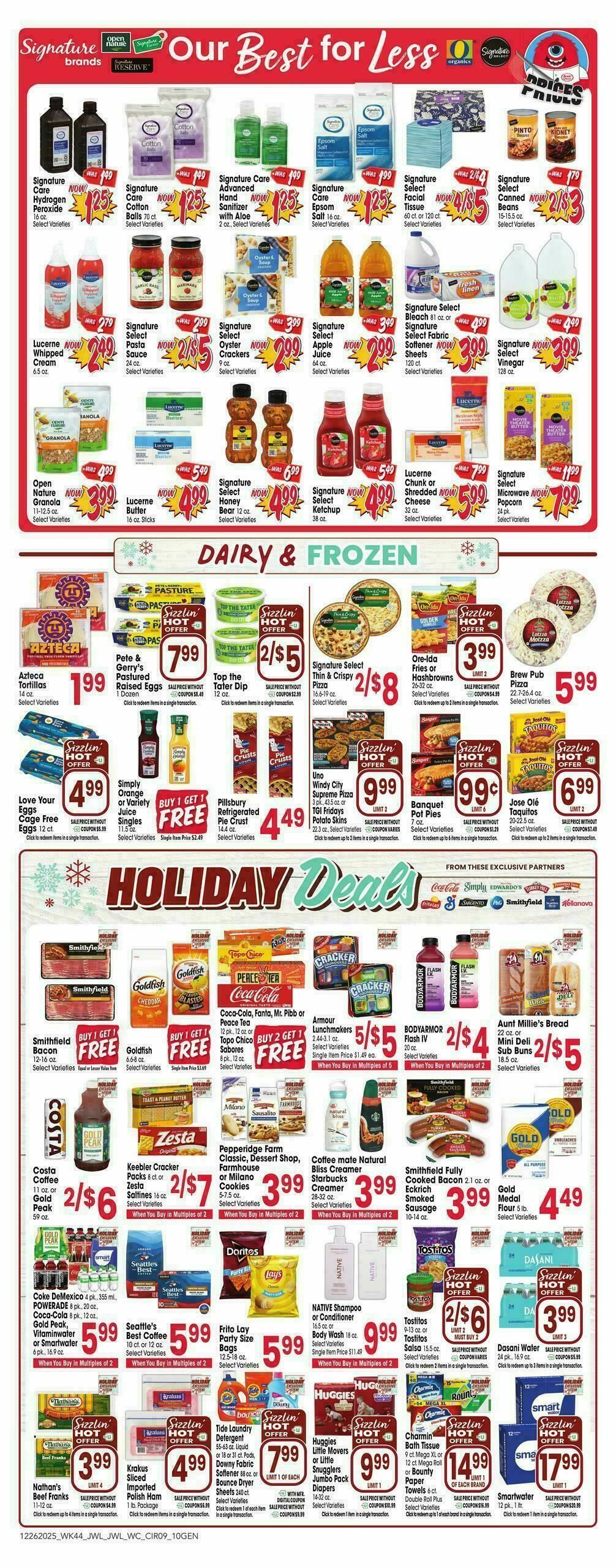 Jewel Osco Weekly Ad from December 26