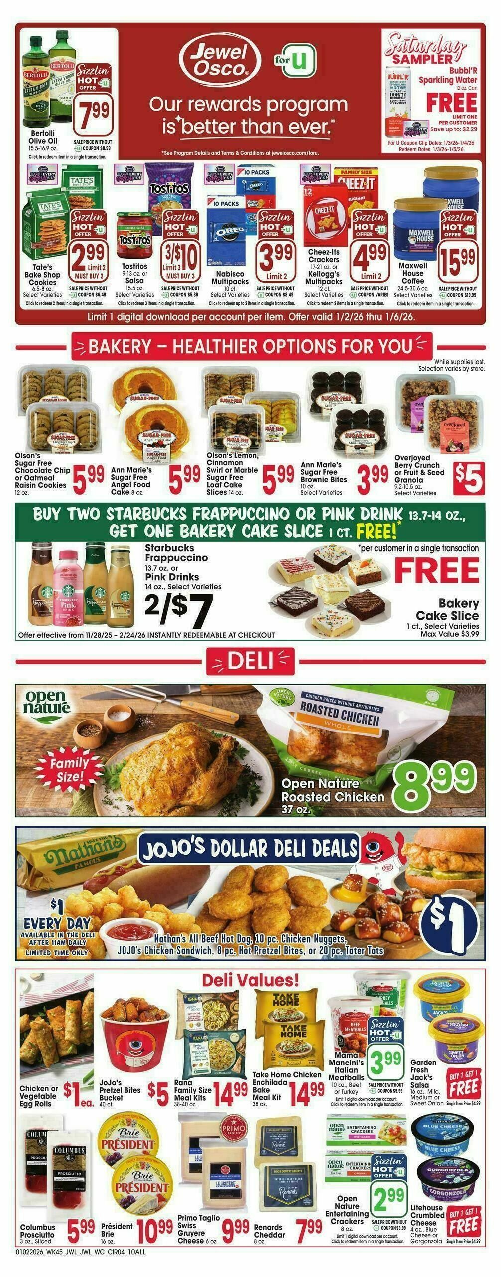 Jewel Osco Weekly Ad from January 2