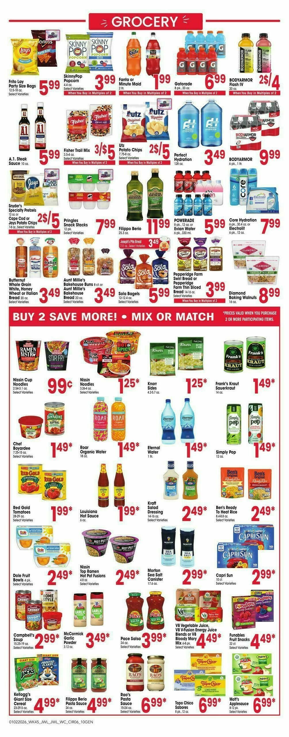 Jewel Osco Weekly Ad from January 2