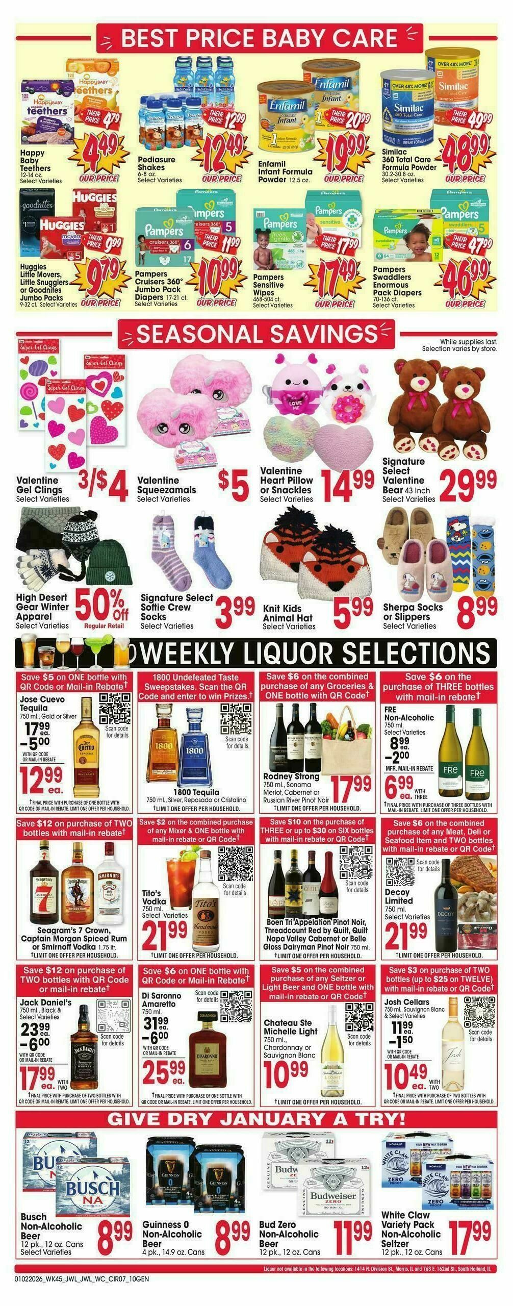 Jewel Osco Weekly Ad from January 2