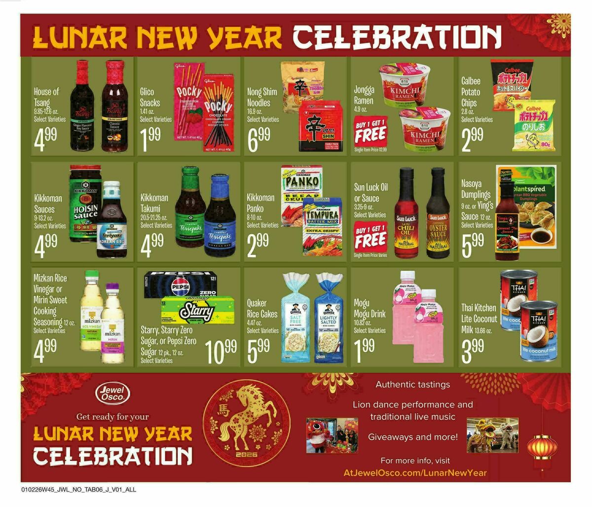 Jewel Osco Organics Guide Weekly Ad from January 2