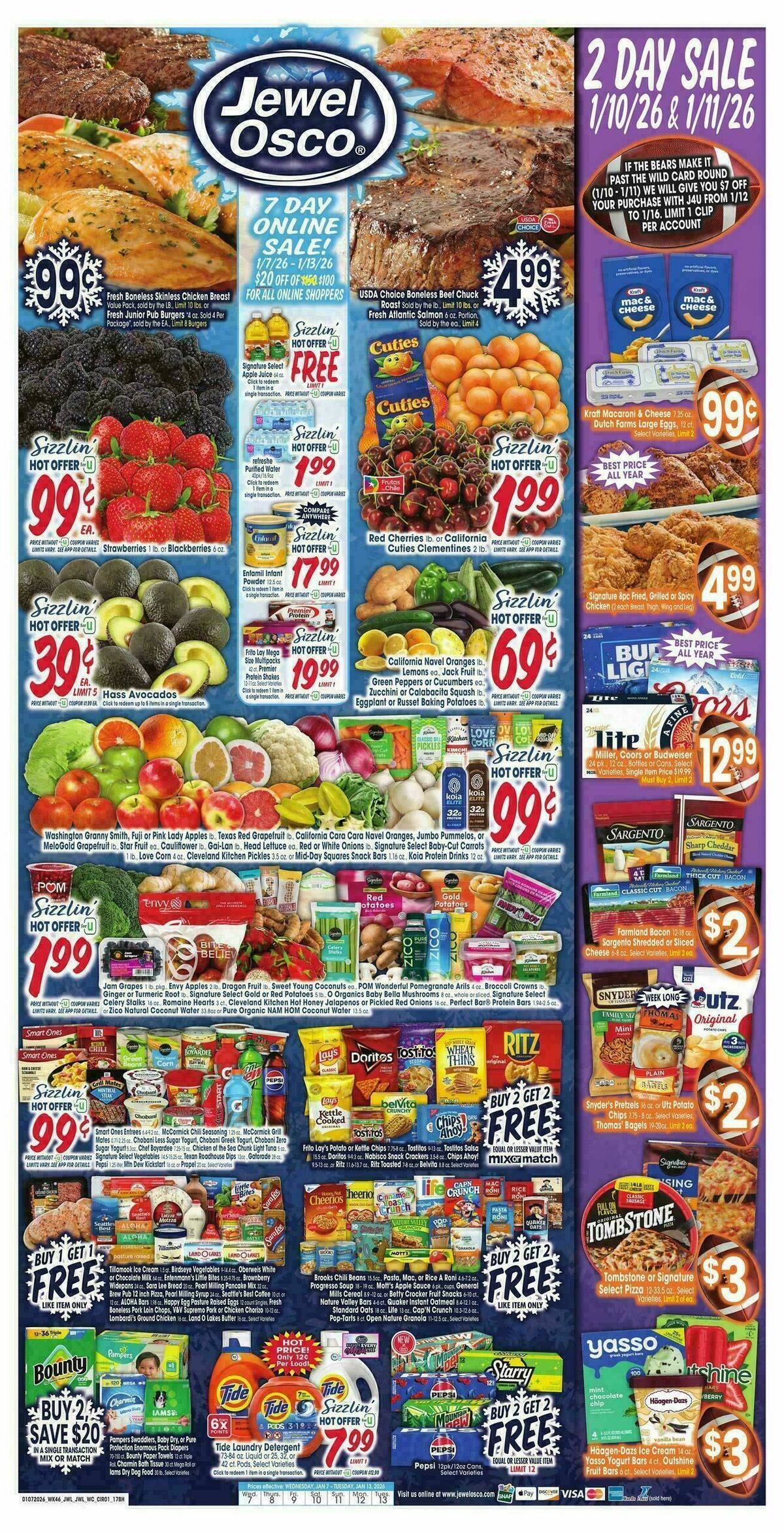 Jewel Osco Weekly Ad from January 7
