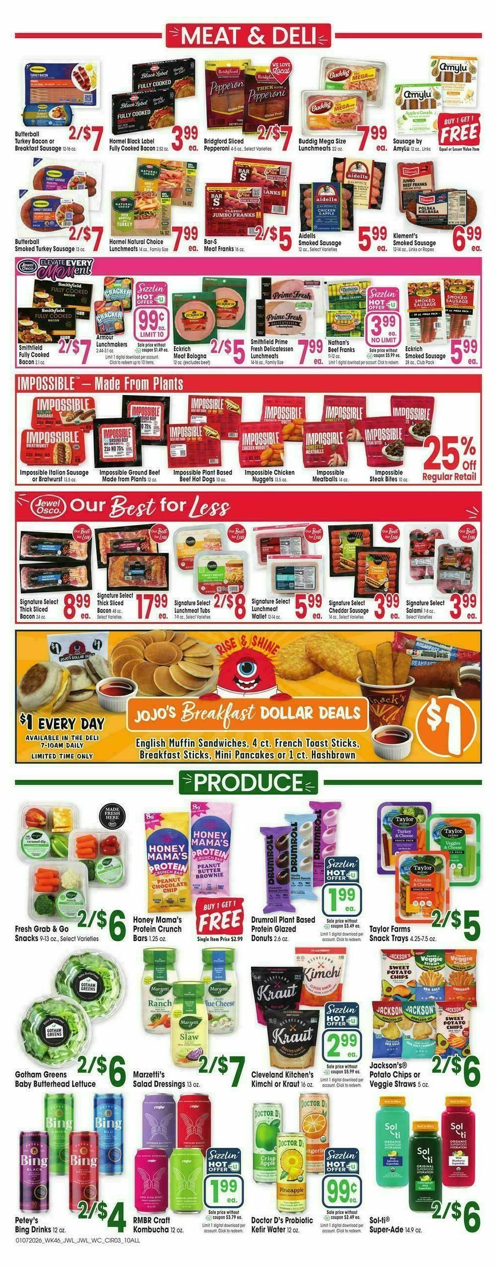 Jewel Osco Weekly Ad from January 7