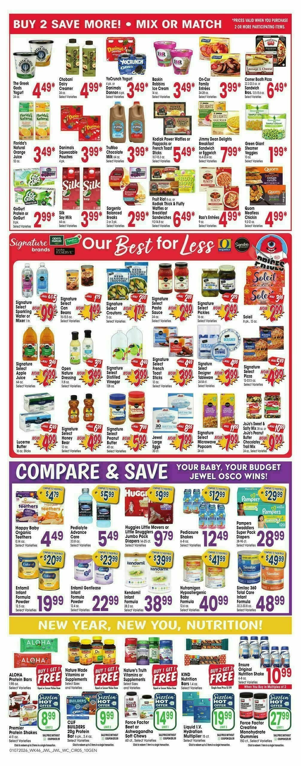 Jewel Osco Weekly Ad from January 7