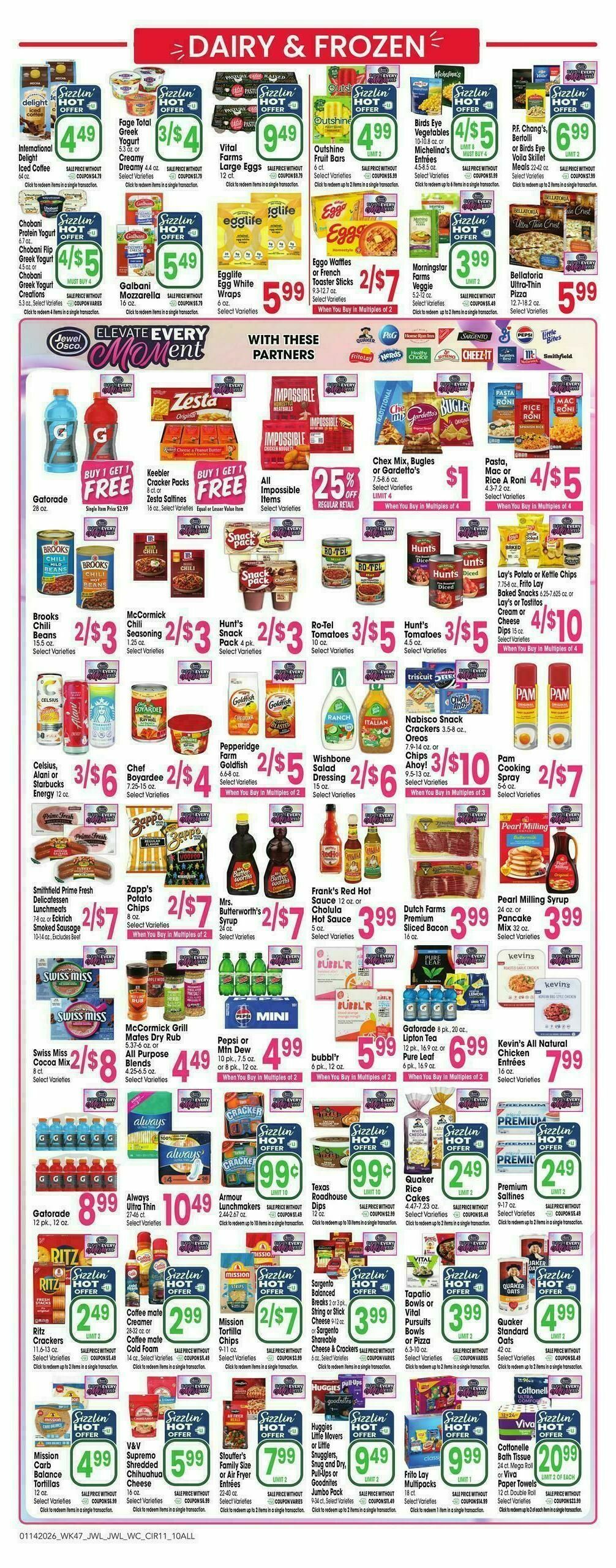 Jewel Osco Weekly Ad from January 14