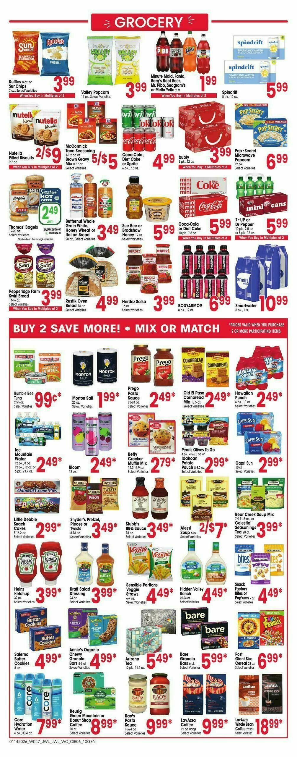 Jewel Osco Weekly Ad from January 14