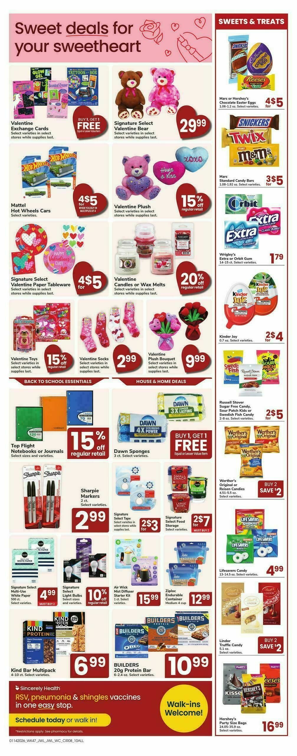 Jewel Osco Weekly Ad from January 14
