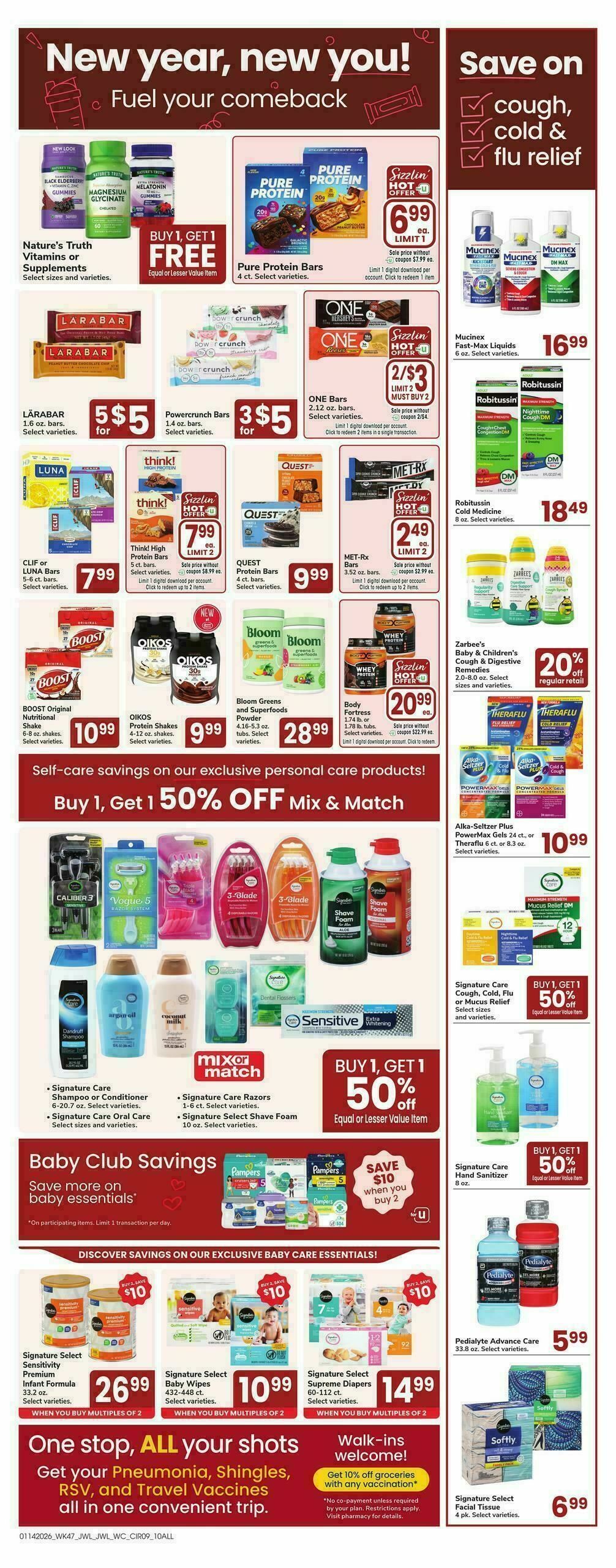 Jewel Osco Weekly Ad from January 14