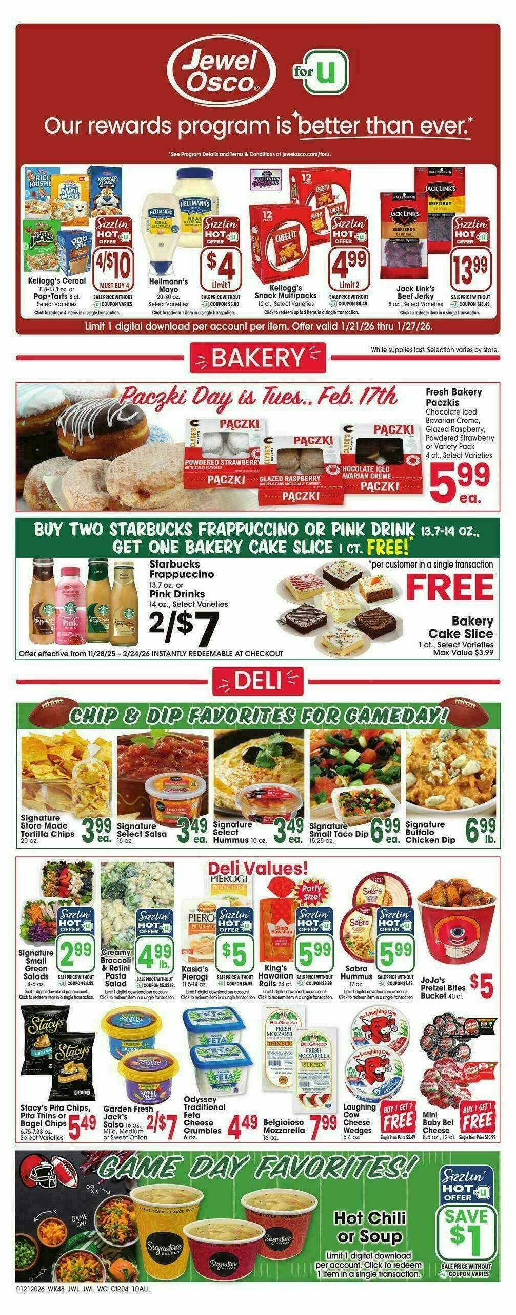 Jewel Osco Weekly Ad from January 21