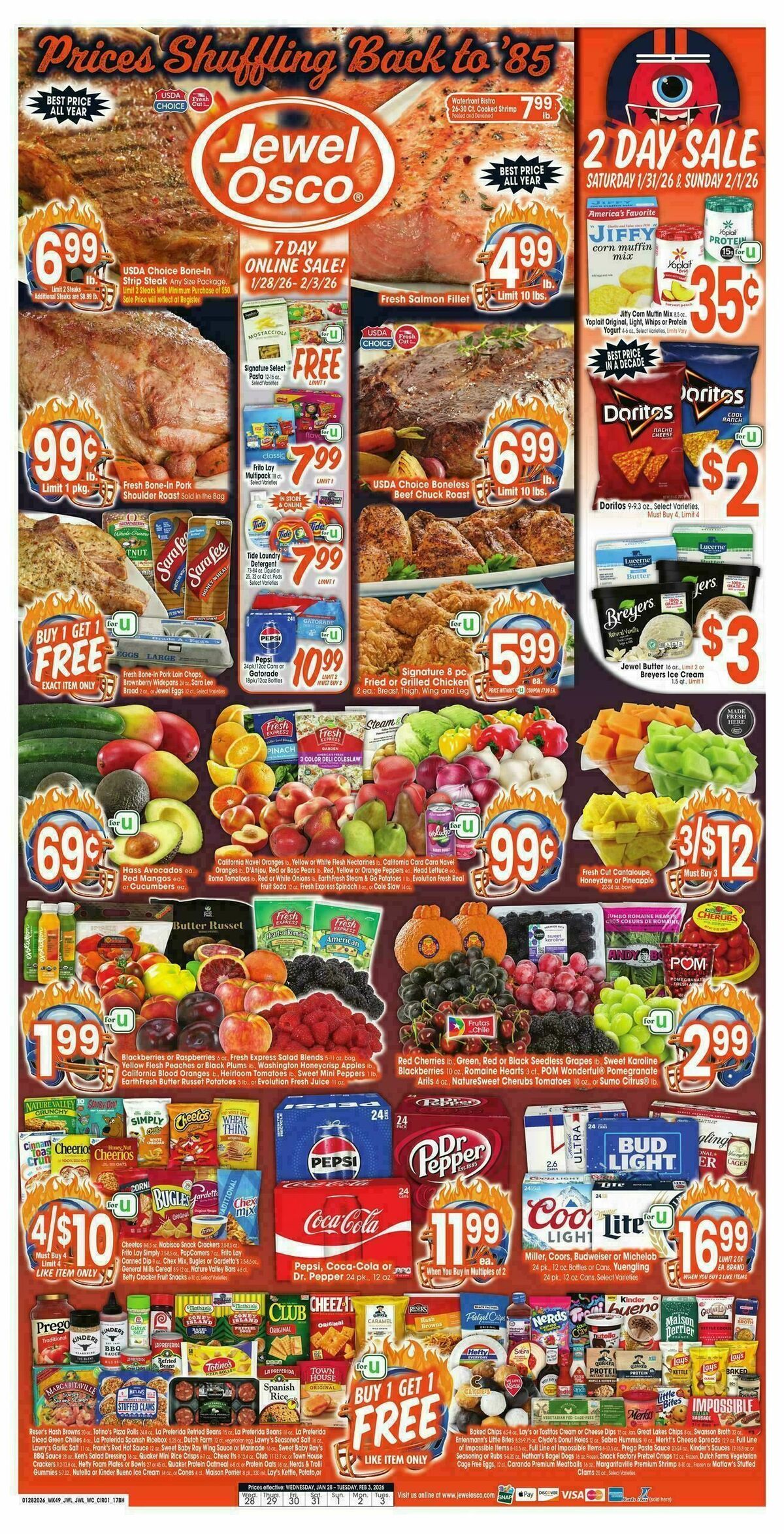 Jewel Osco Weekly Ad from January 28