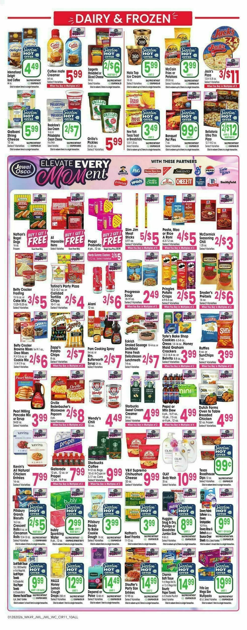 Jewel Osco Weekly Ad from January 28
