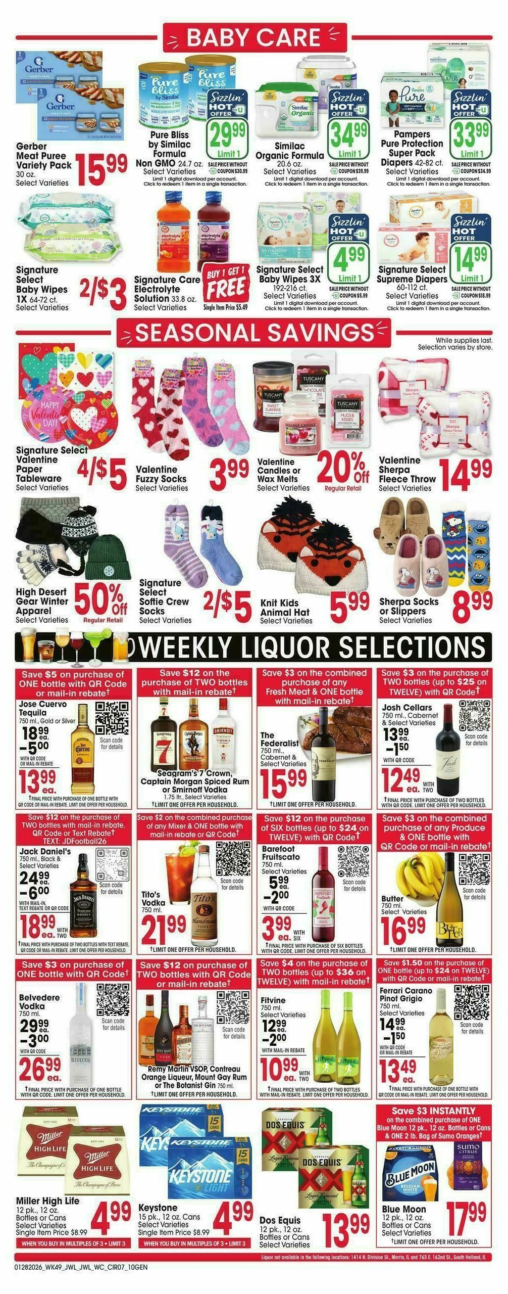 Jewel Osco Weekly Ad from January 28