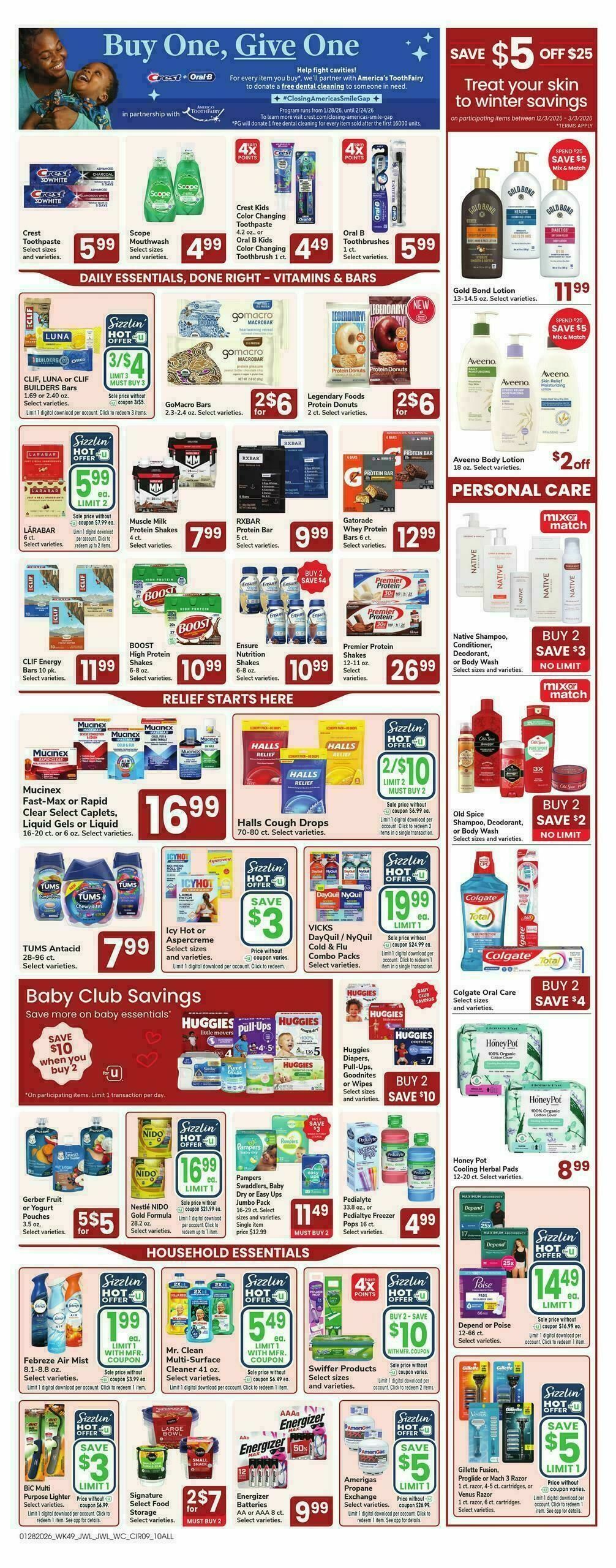 Jewel Osco Weekly Ad from January 28