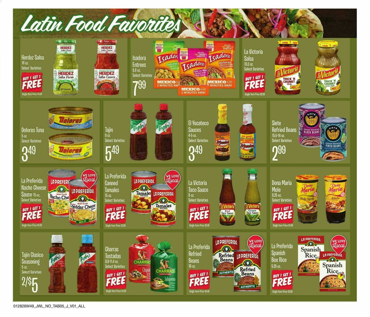 Jewel Osco Organics Guide Weekly Ad from January 28