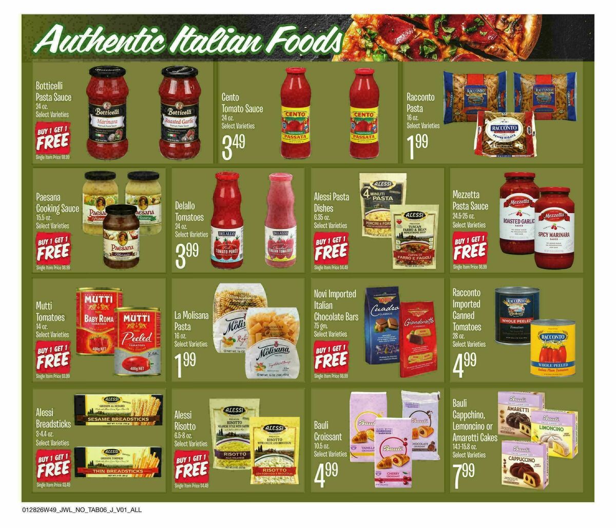 Jewel Osco Organics Guide Weekly Ad from January 28