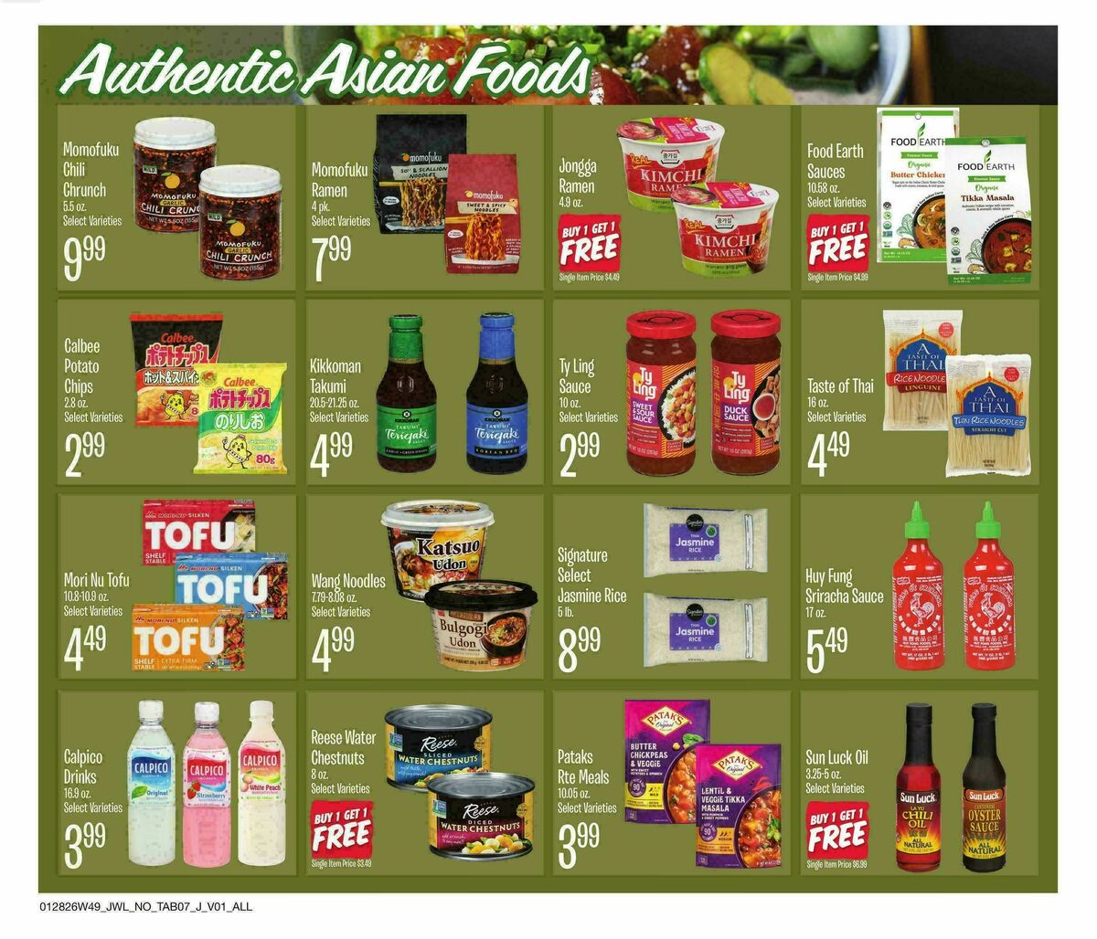 Jewel Osco Organics Guide Weekly Ad from January 28