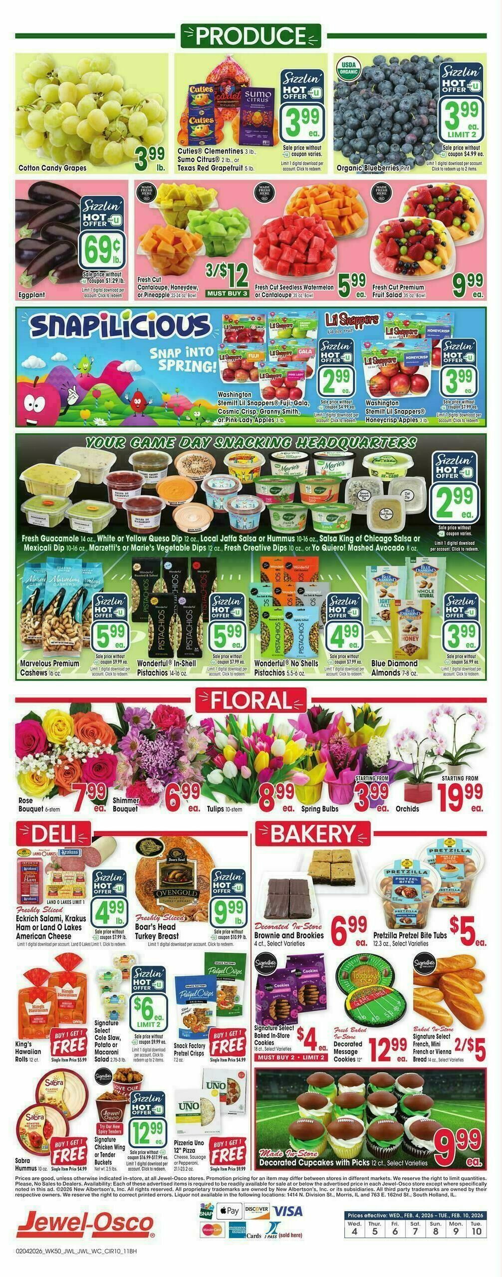 Jewel Osco Weekly Ad from February 4