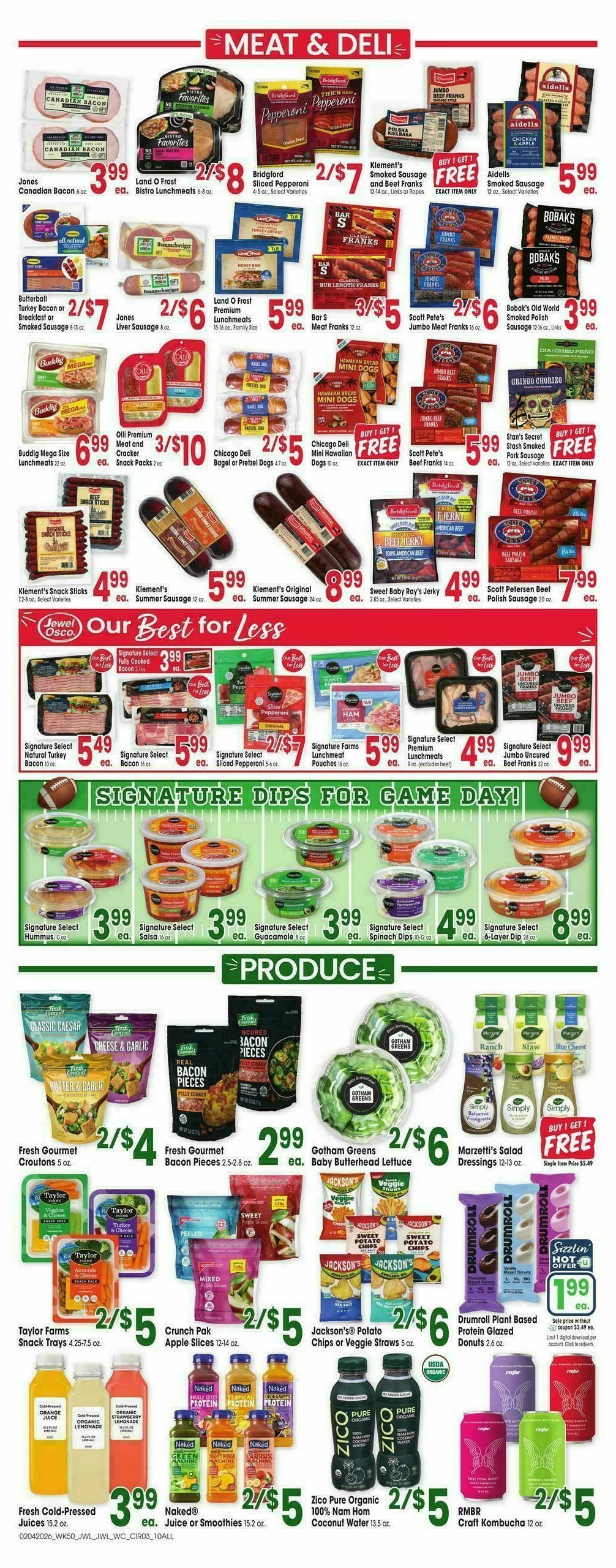 Jewel Osco Weekly Ad from February 4