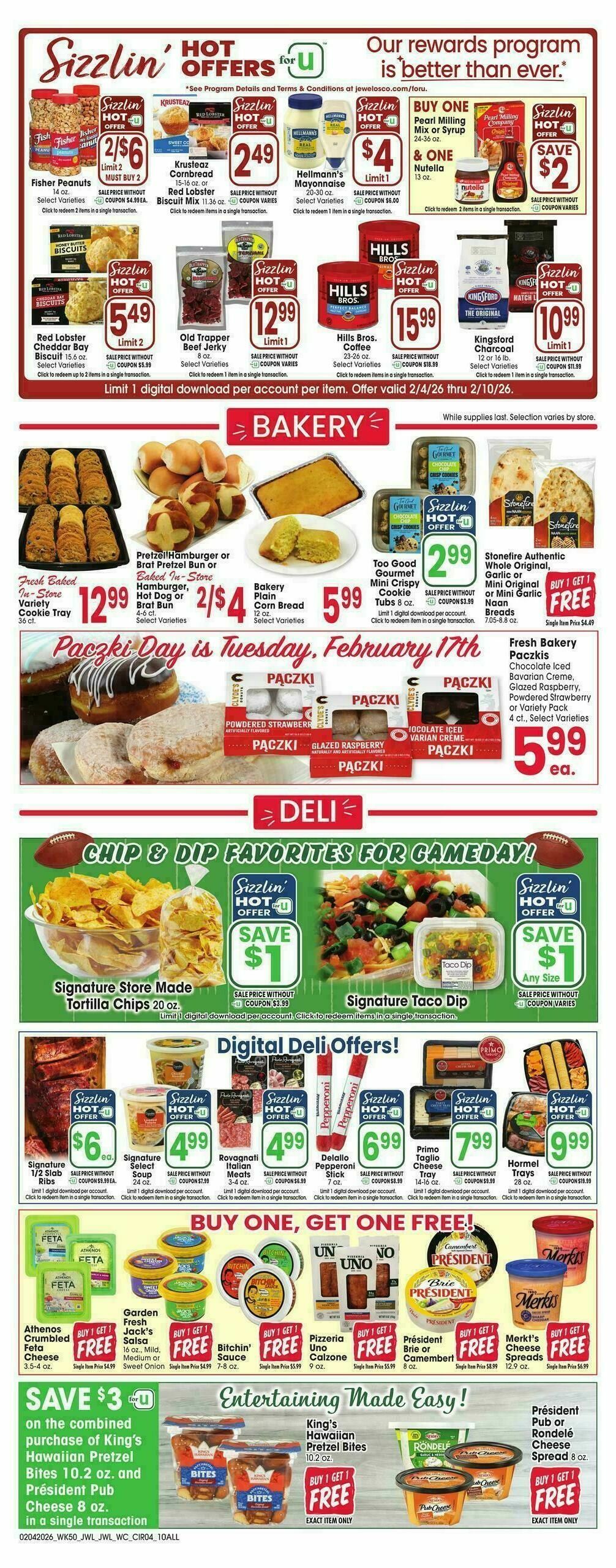 Jewel Osco Weekly Ad from February 4
