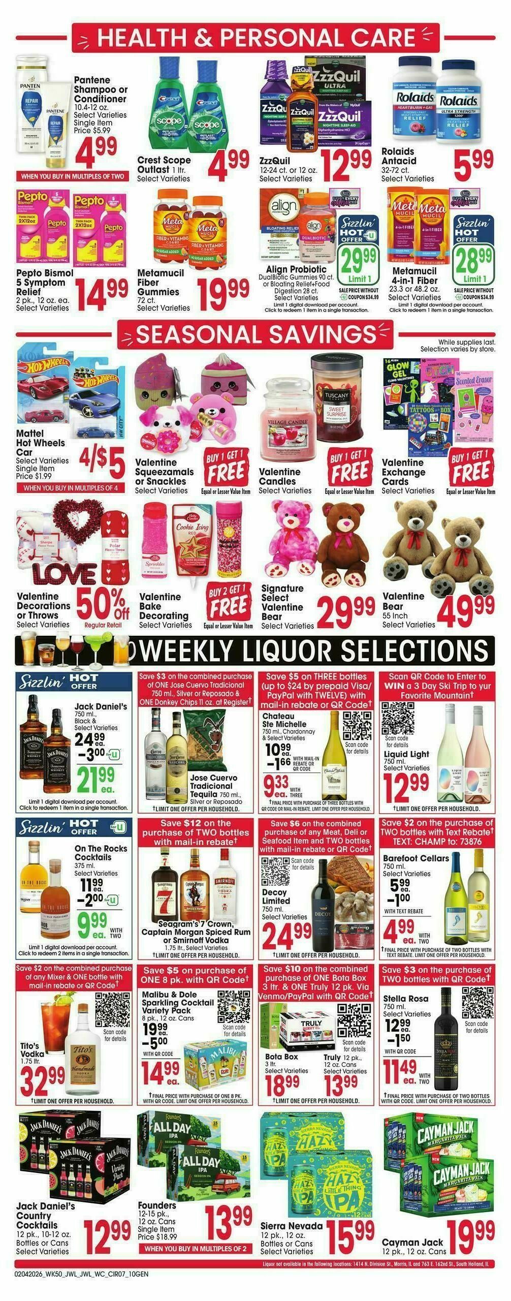Jewel Osco Weekly Ad from February 4