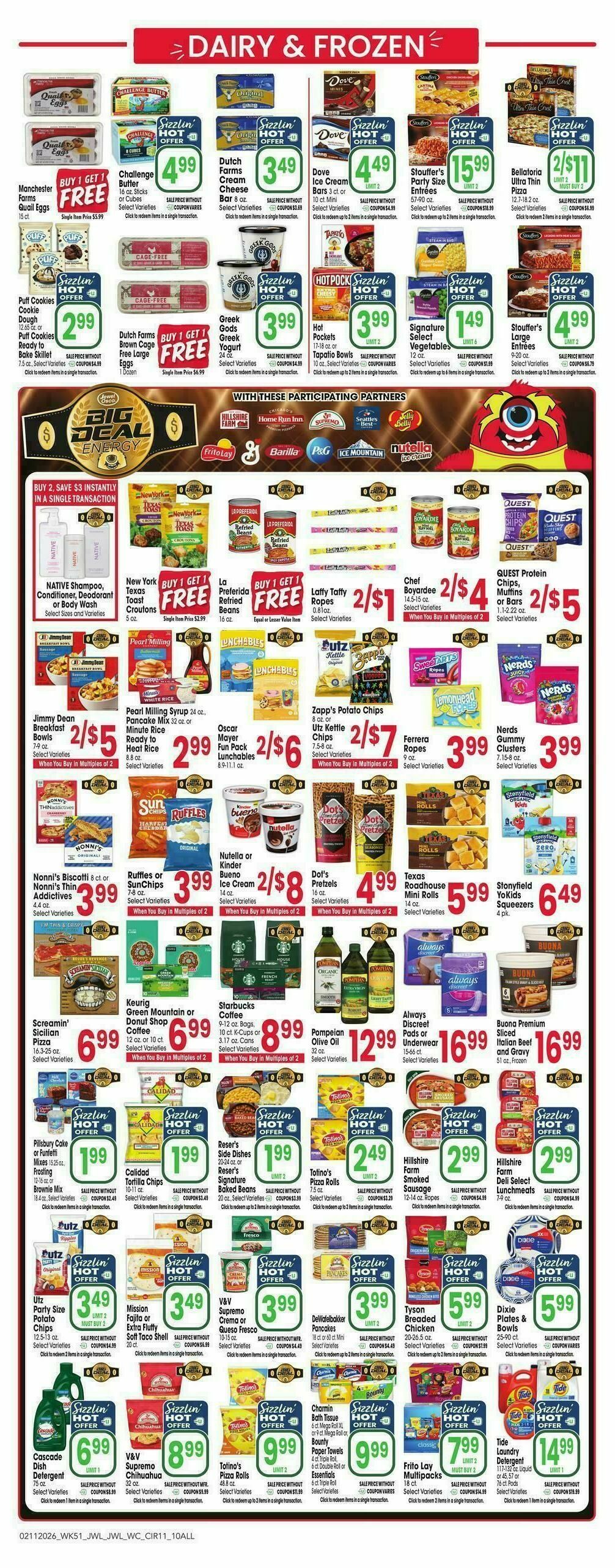 Jewel Osco Weekly Ad from February 11