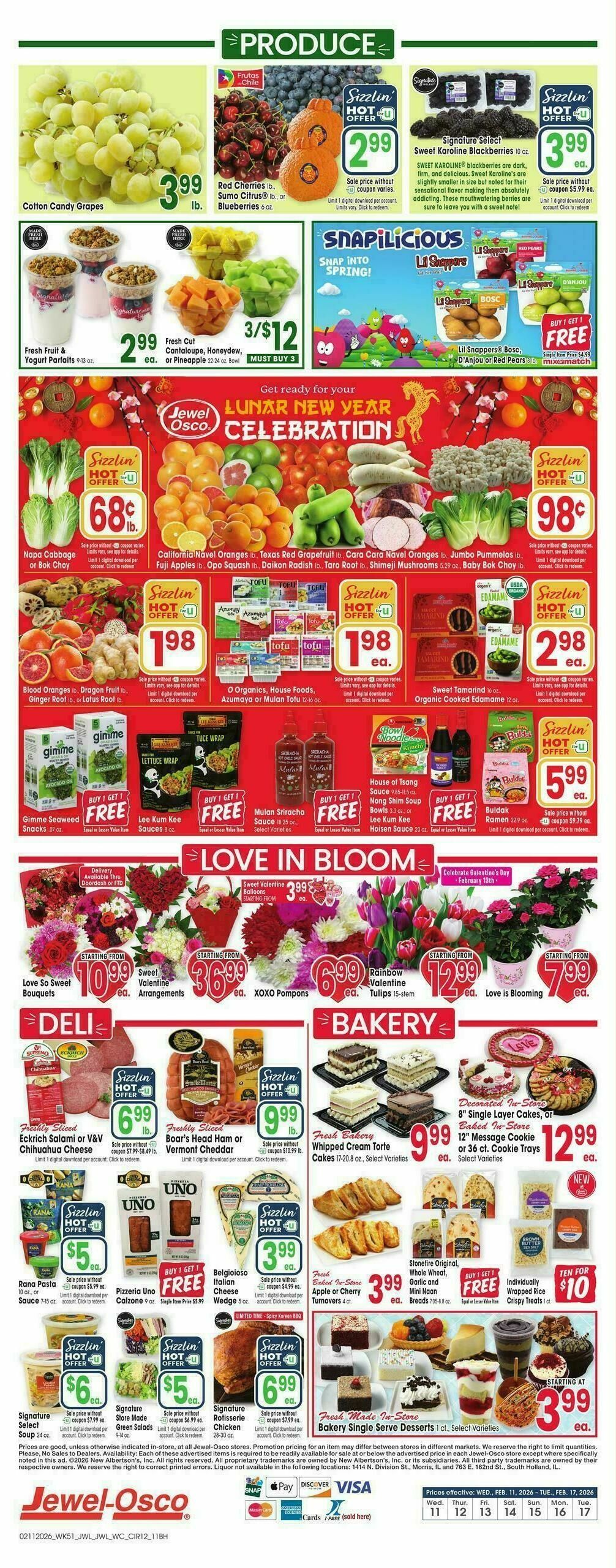 Jewel Osco Weekly Ad from February 11