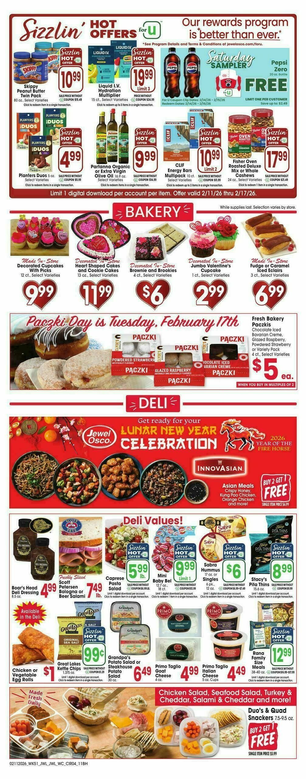 Jewel Osco Weekly Ad from February 11