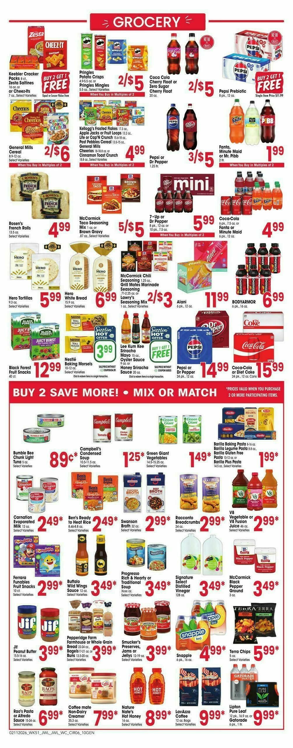 Jewel Osco Weekly Ad from February 11