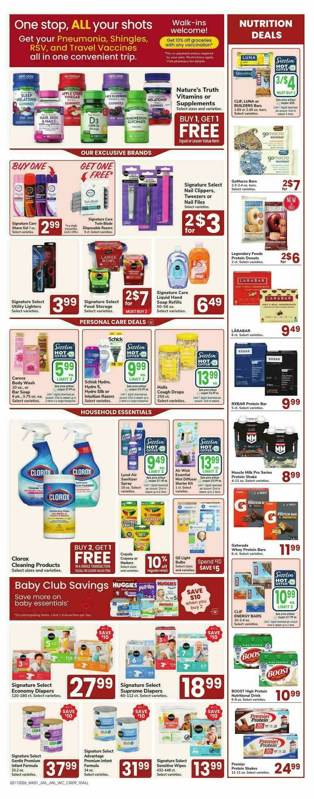Jewel Osco Weekly Ad from February 11