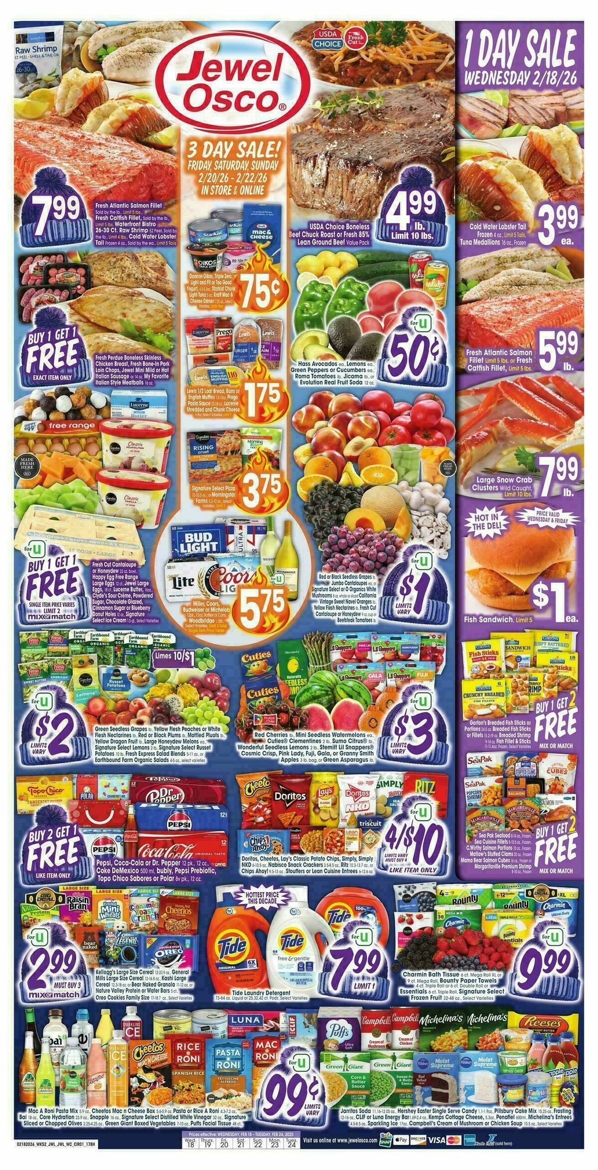 Jewel Osco Weekly Ad from February 18