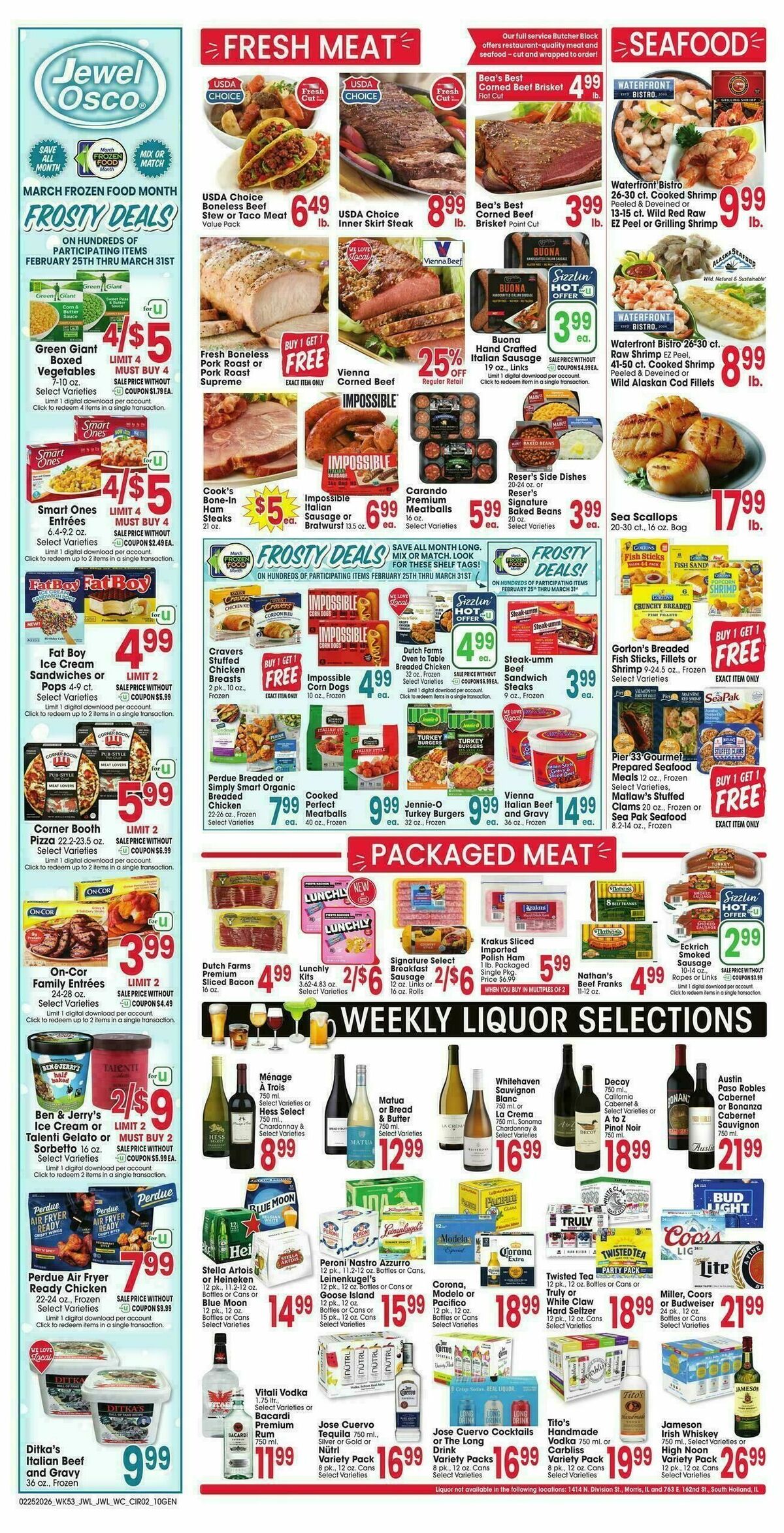Jewel Osco Weekly Ad from February 25