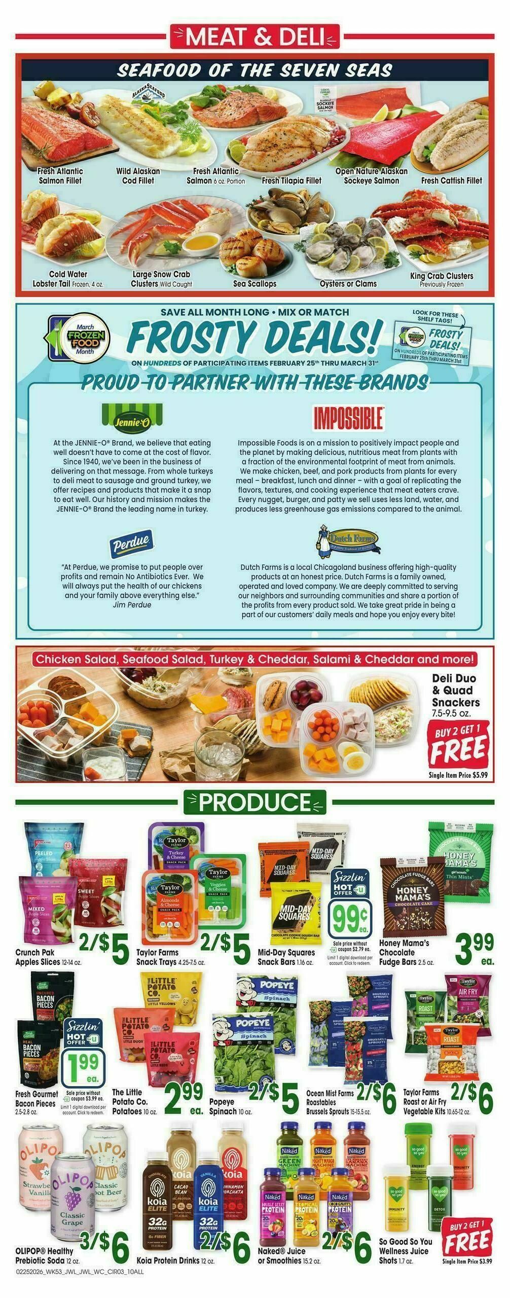 Jewel Osco Weekly Ad from February 25