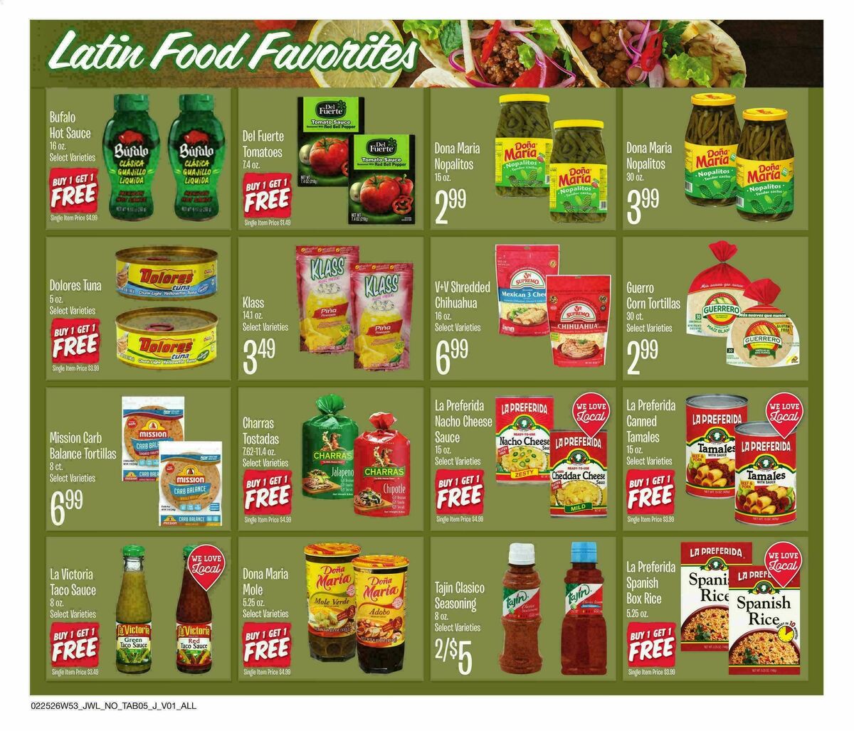 Jewel Osco Organics Guide Weekly Ad from February 25