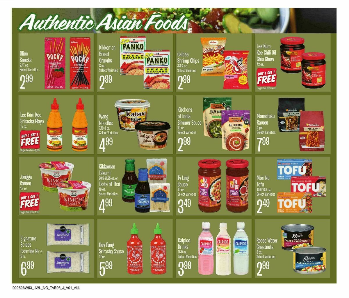 Jewel Osco Organics Guide Weekly Ad from February 25