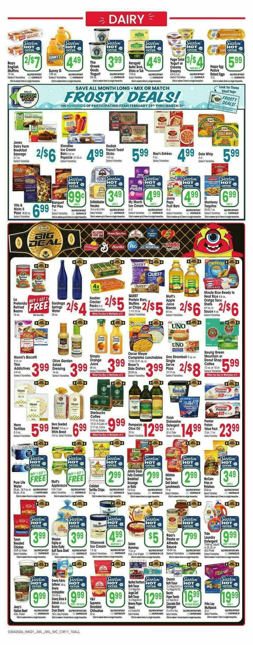 Jewel Osco Weekly Ad from March 4