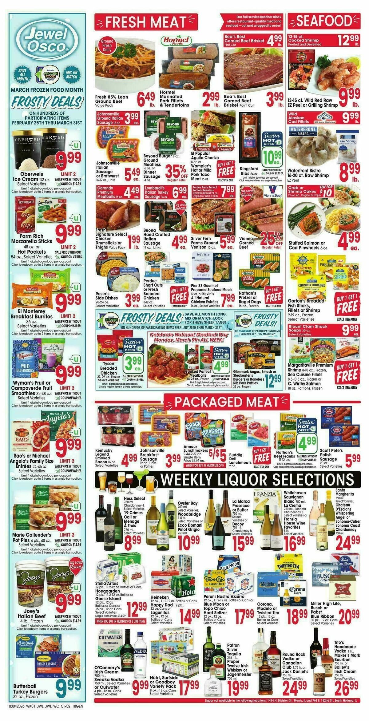 Jewel Osco Weekly Ad from March 4