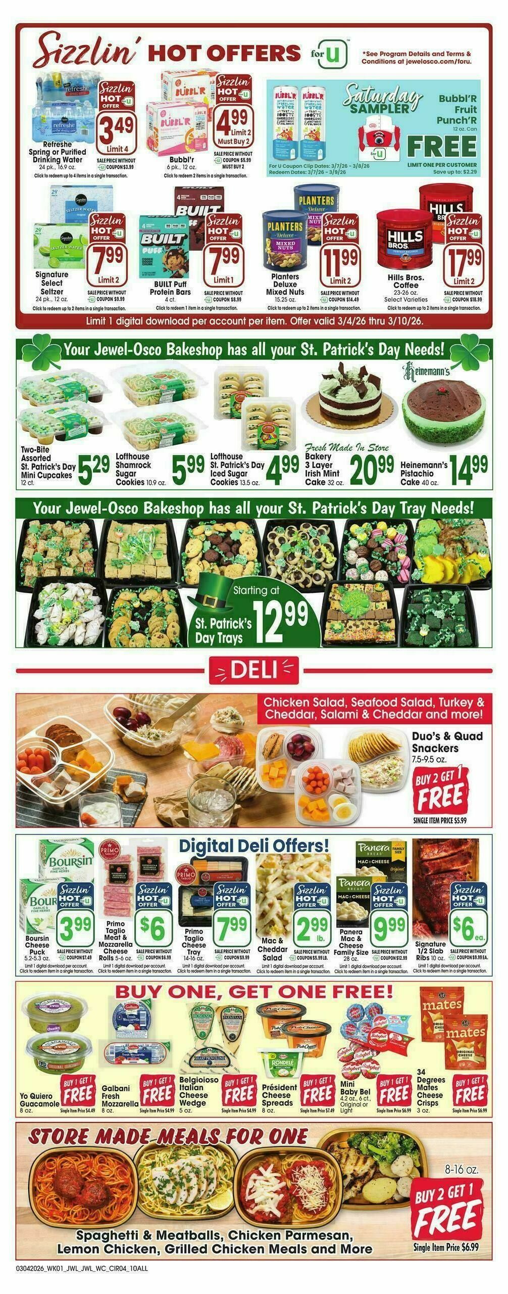 Jewel Osco Weekly Ad from March 4