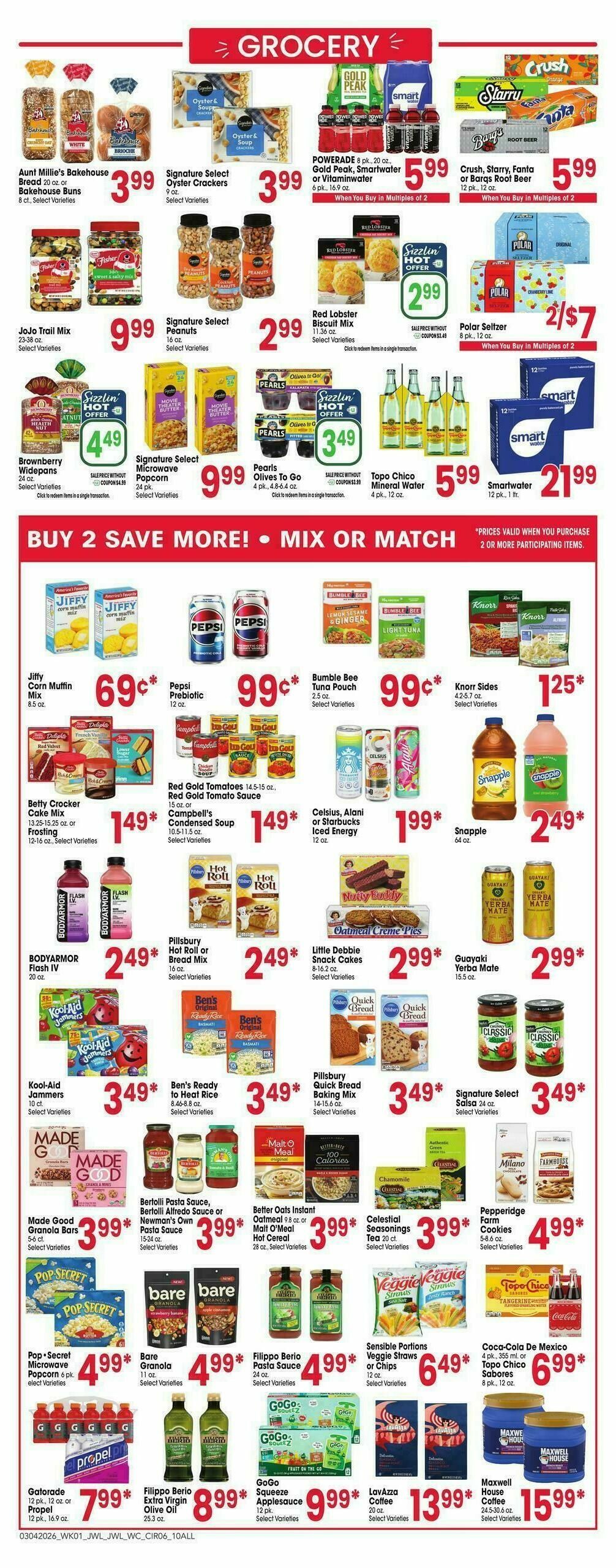 Jewel Osco Weekly Ad from March 4