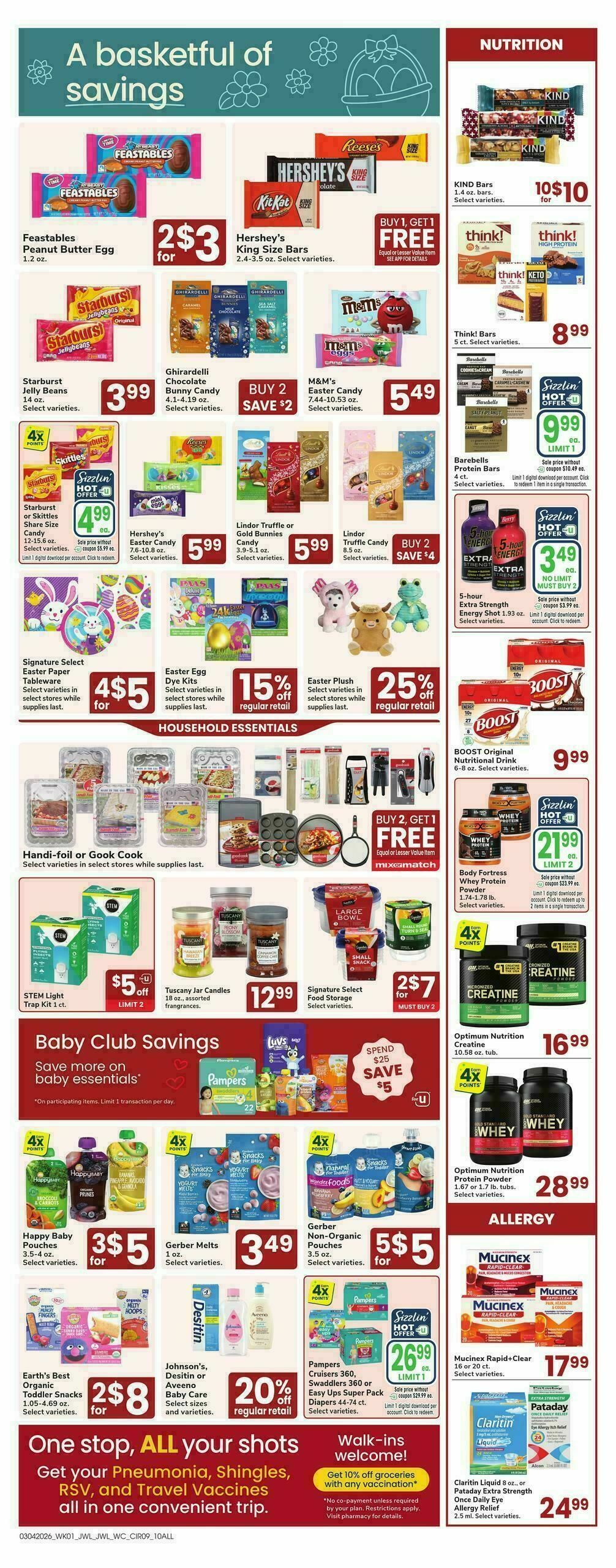 Jewel Osco Weekly Ad from March 4