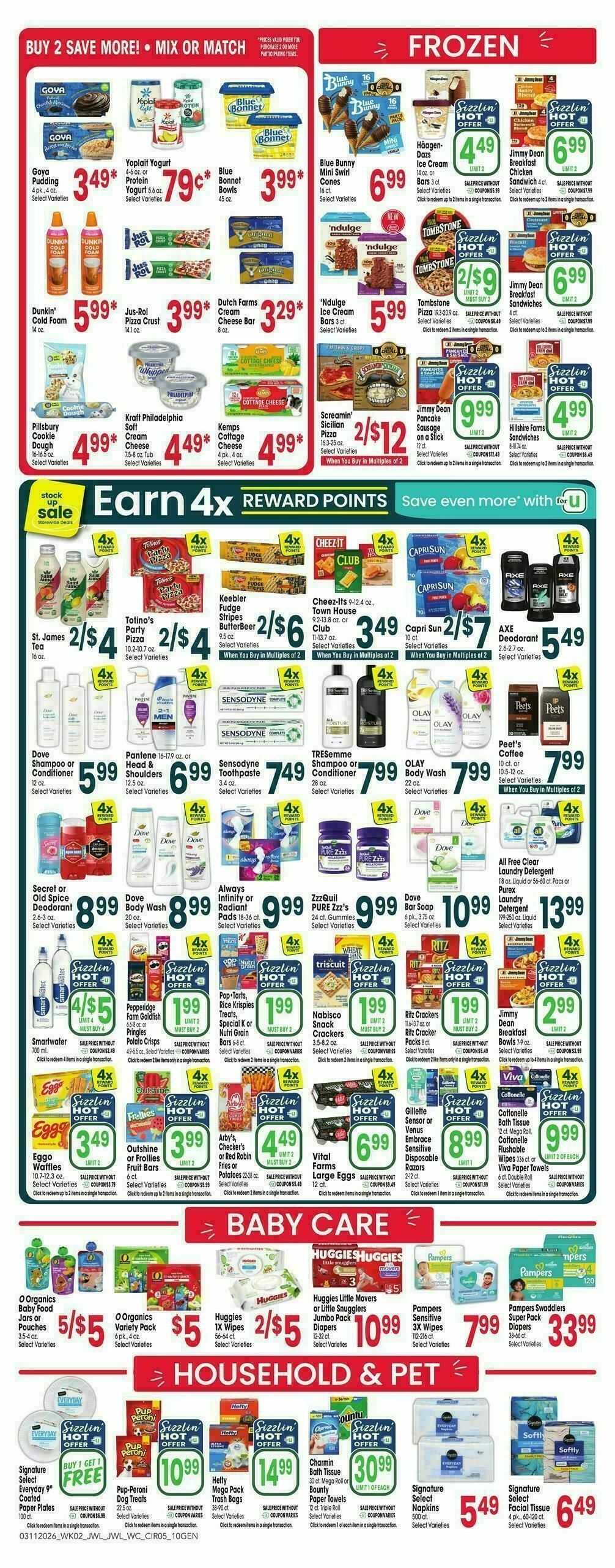 Jewel Osco Weekly Ad from March 11