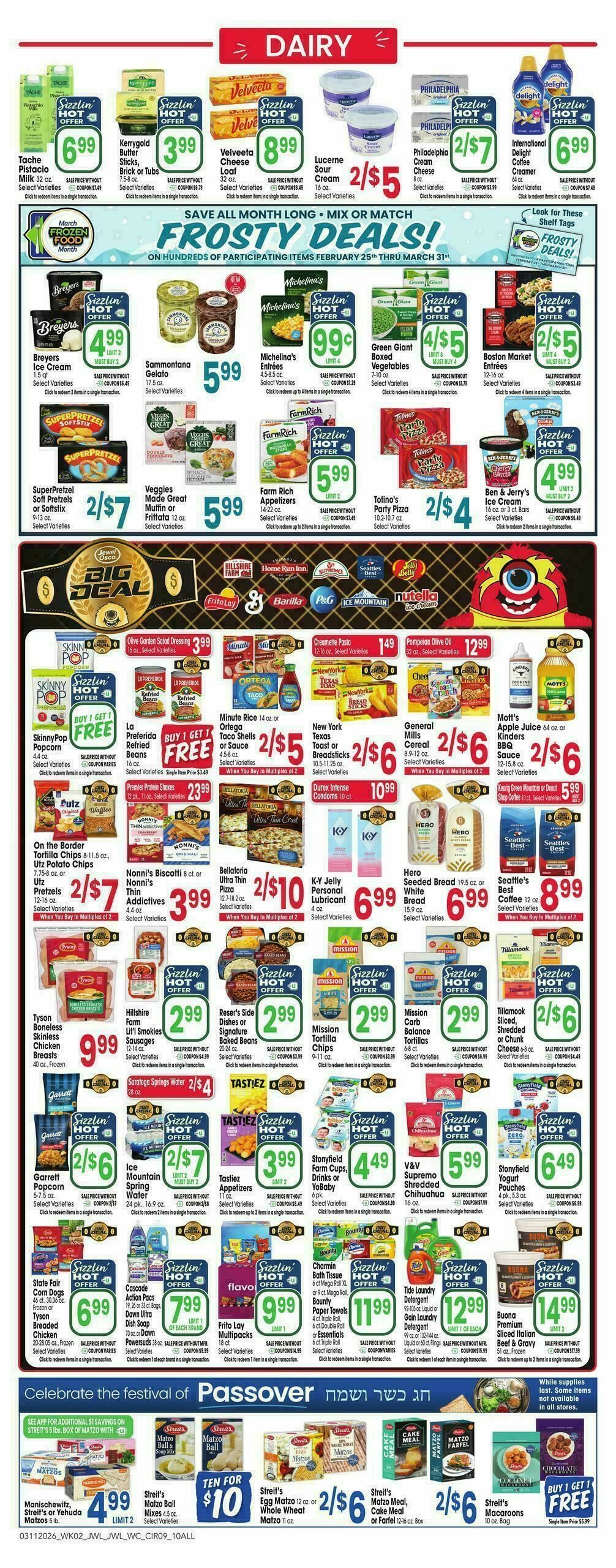 Jewel Osco Weekly Ad from March 11