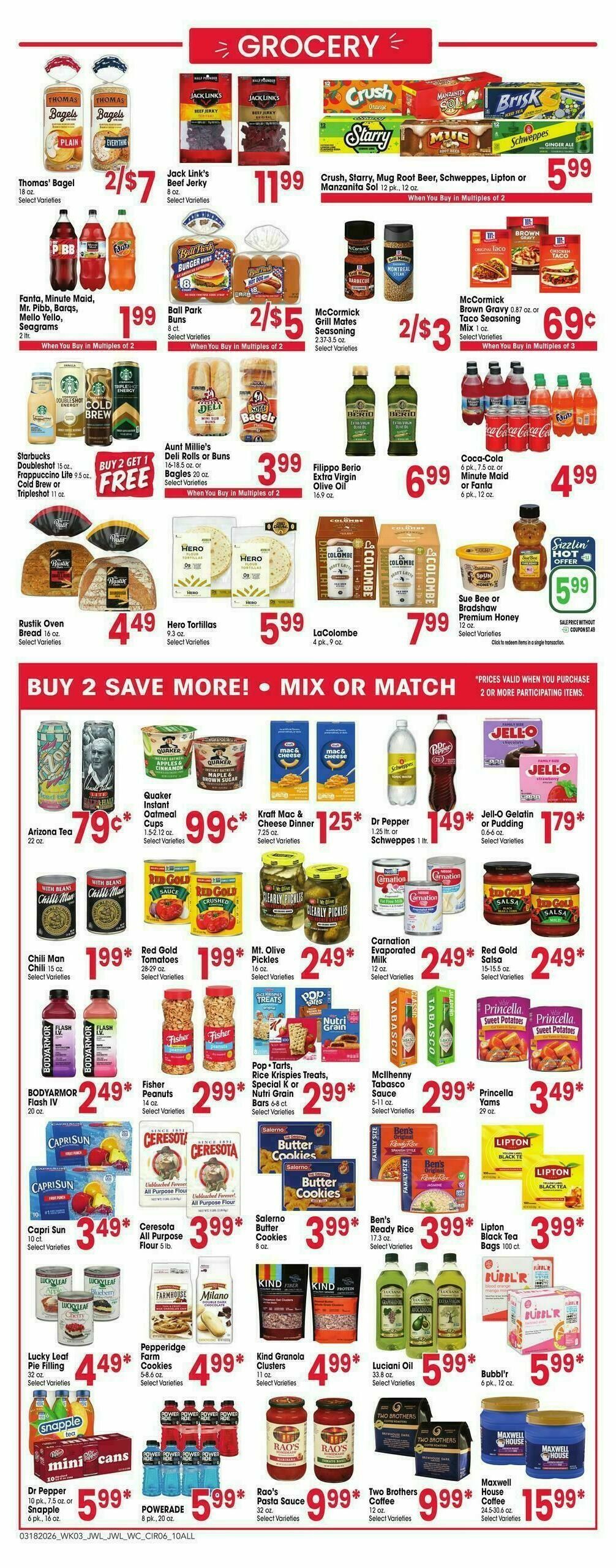 Jewel Osco Weekly Ad from March 18