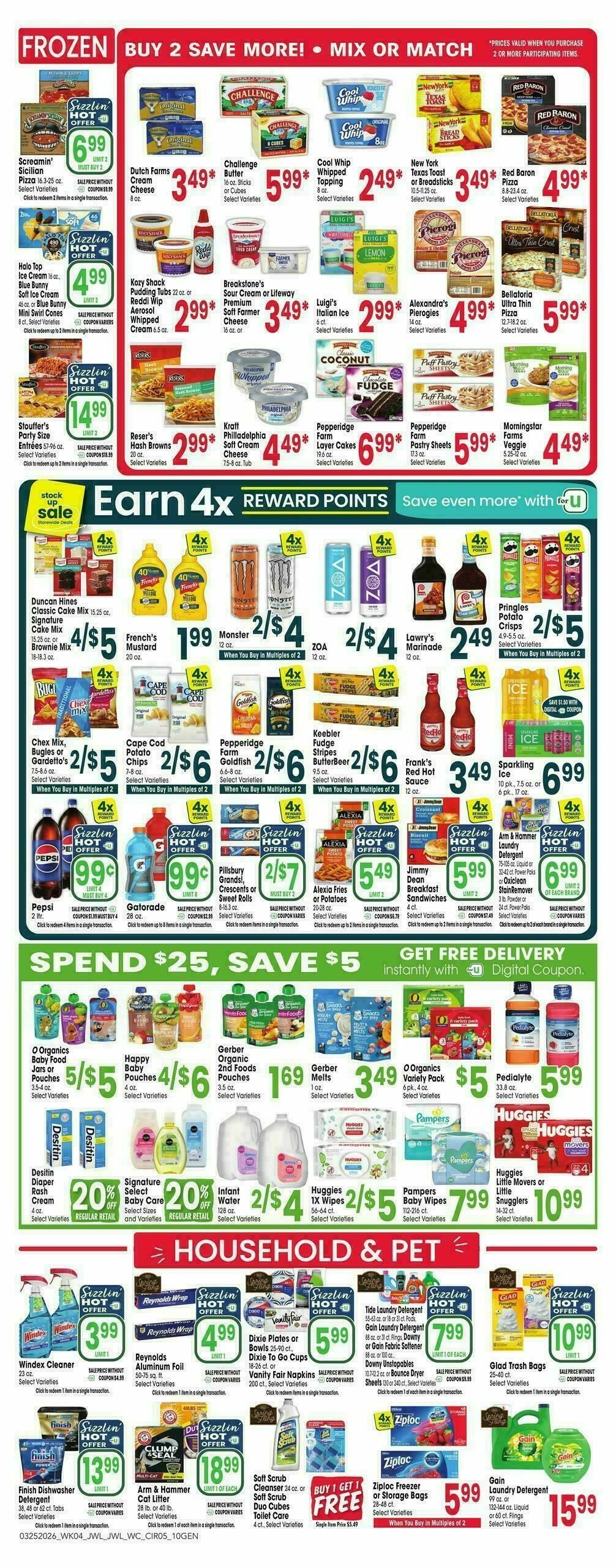 Jewel Osco Weekly Ad from March 25